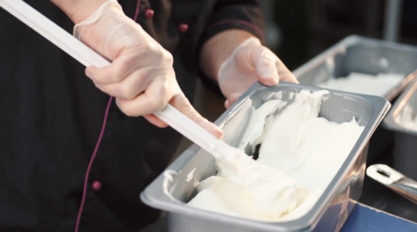 Making ice cream