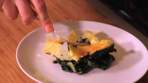 Swiss chard with cheese Mexican food (1)
